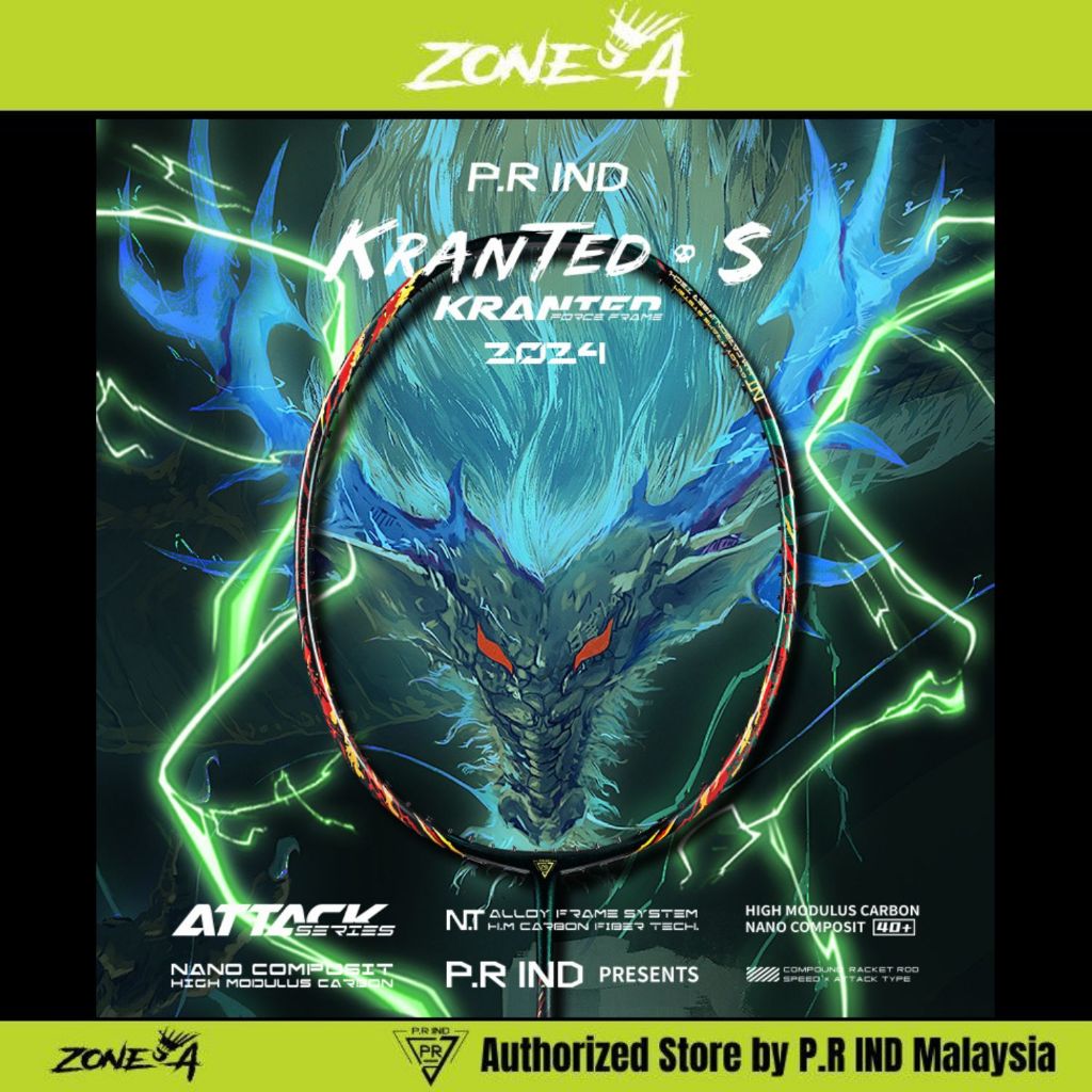 P.R IND KRANTED-S BADMINTON RACKET | 浦锐 狂徒S羽球拍 (PURUI) | Shopee Malaysia