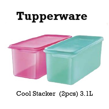 Tupperware Cool Stacker 3.1L (4pcs) OR (2pcs) | Shopee Malaysia