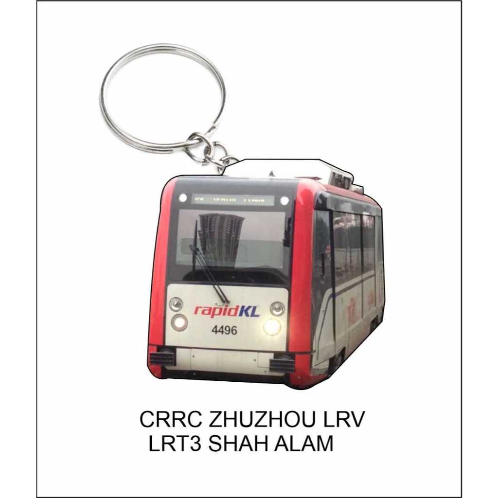 LRT3 Shah Alam 2d keychain crrc zhuzhou lrv lrt monorail ets | Shopee ...
