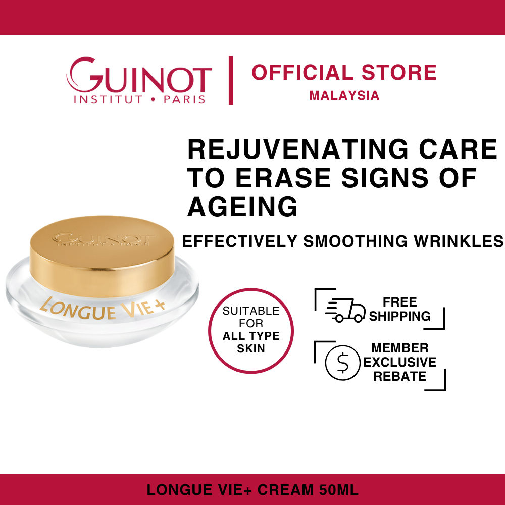 GUINOT LONGUE VIE+ CREAM 50ML: Face Moisturizer, Wrinkles, Anti-aging ...