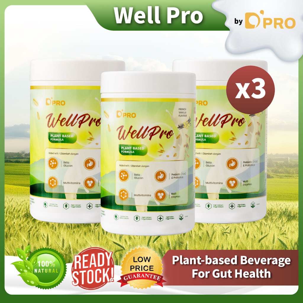 Wellpro 护胃宝 Plant-based Complete Nutrition Beverage 全面营养植物奶 850g ...