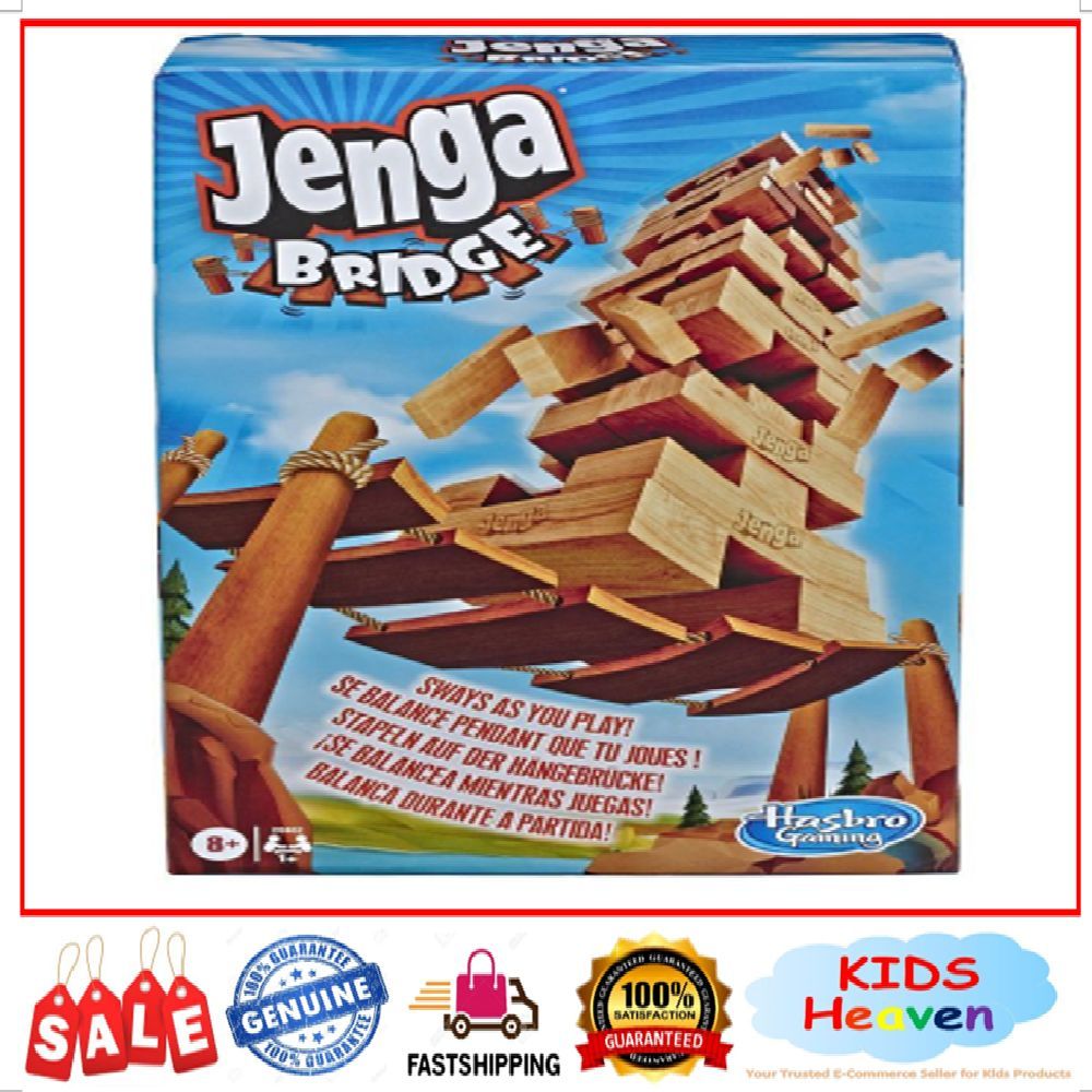 Jenga Bridge Block Stacking Game (100.0% Original) | Shopee Malaysia