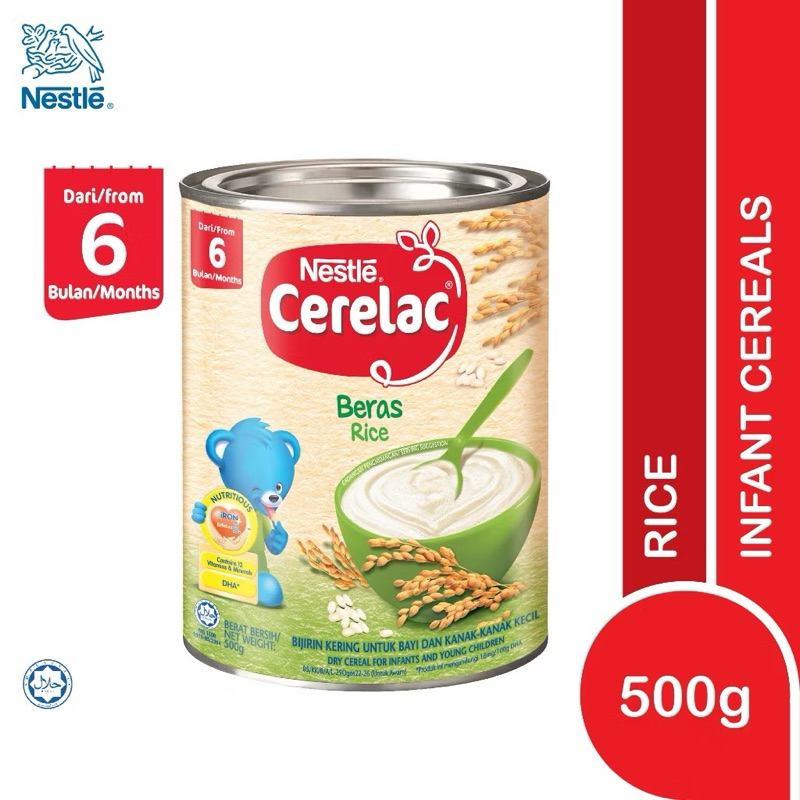 [Reject Tin] Nestle Cerelac Rice 6 Months Dry Cereal For Infants And ...