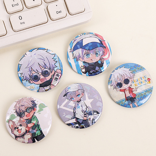 44mm Jujutsu Kaisen Anime Gojo Satoru Lencana Butang Pin Button Badge ...