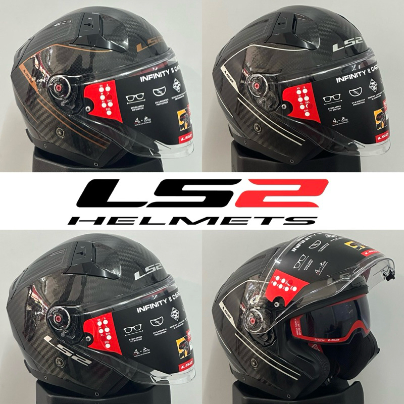 LS2 OF603 INFINITY II CARBON HELMET | Shopee Malaysia