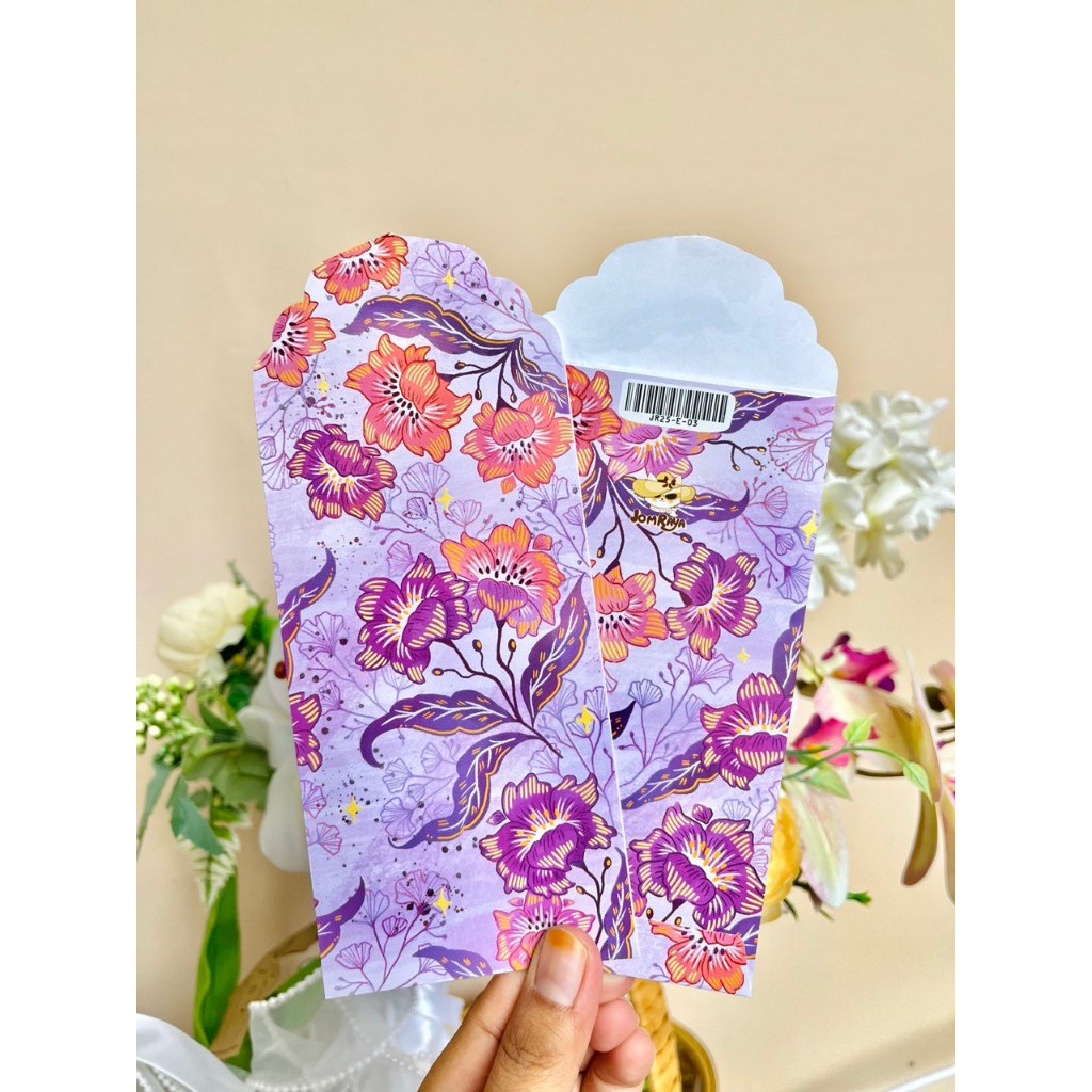Sampul Duit Raya Premium 2025 | Batik Bunga | Ready Stock | Shopee Malaysia
