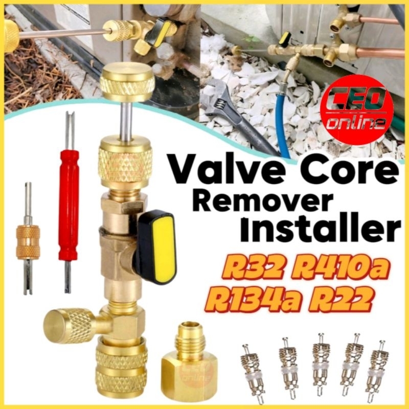 CEO 🇲🇾 Valve Core Remover Installer Aircond R32 R22 R410a R134a Valve ...