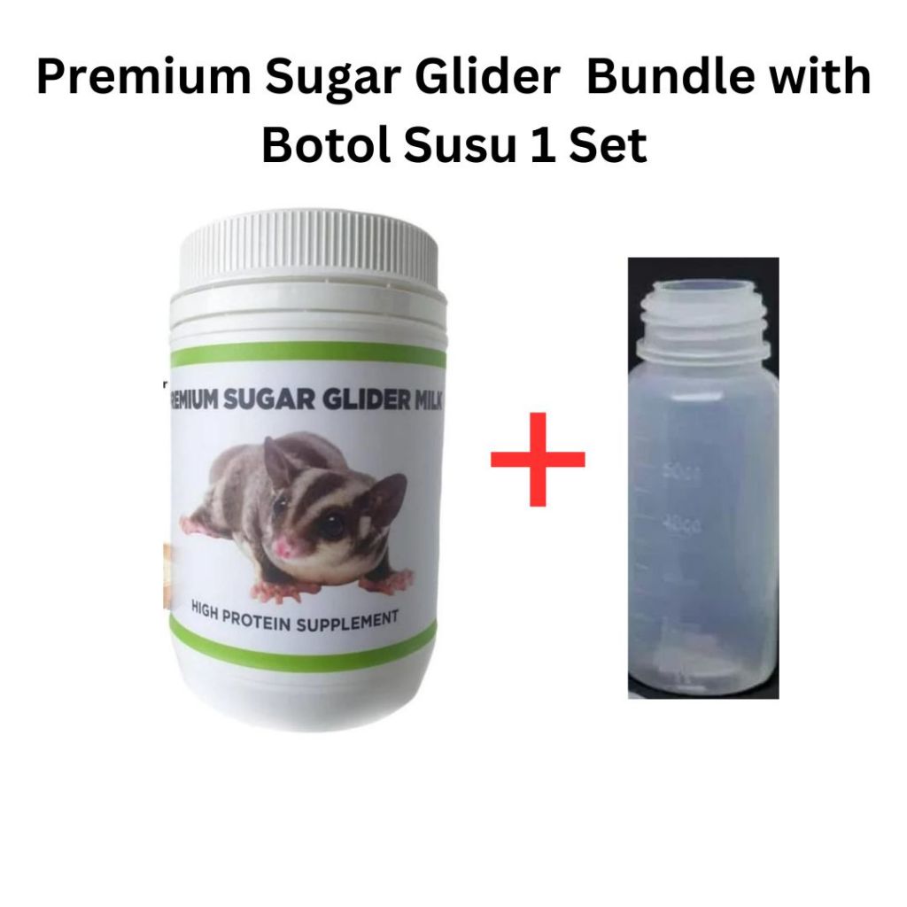 PREMIUM SUGAR GLIDER DGN BOTOL SUSU 1 SET 200G | Shopee Malaysia