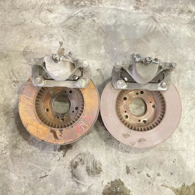Honda Stream RN6 RN8 Front Brake Caliper With Disc Rotor 11 Inch Set ...
