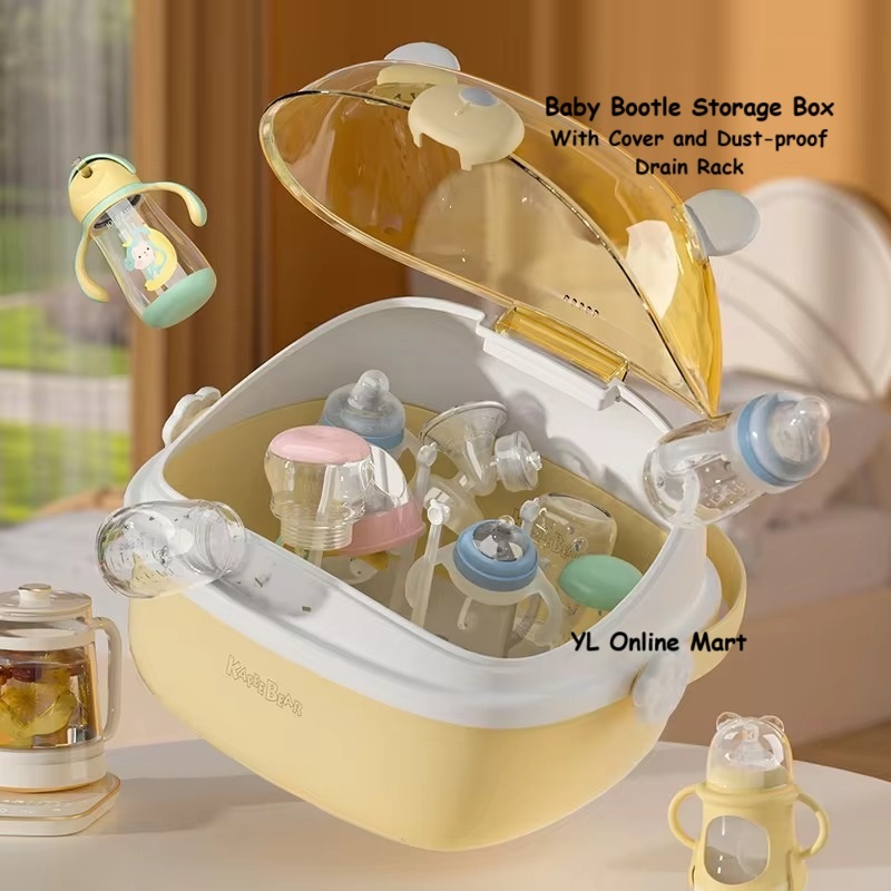 Baby Bottle Drying Rack Box Feeding Cup Holder Removable Tree Shape ...
