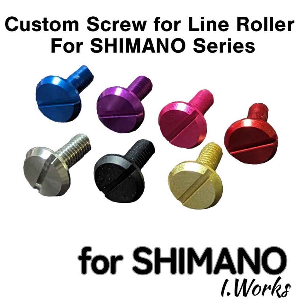 [I.Works] Custom Screw for Line Roller (for SHIMANO series) for Fishing ...