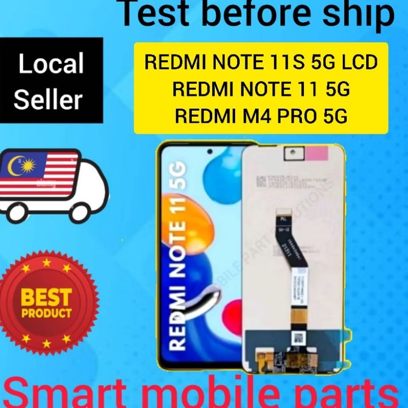 REDMI NOTE 11S 5G LCD REDMI NOTE 11 5G LCD POCO M4 PRO 5G LCD | Shopee ...