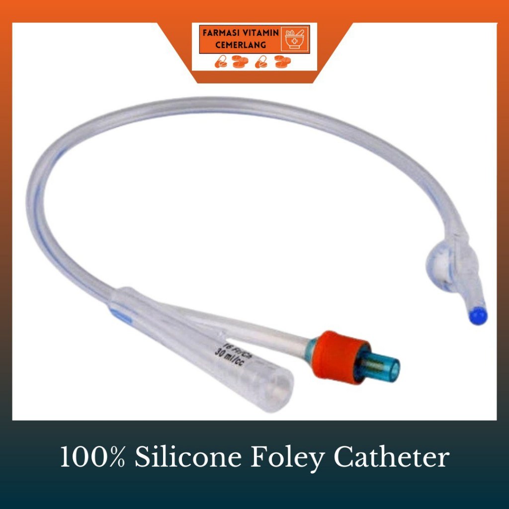100% Silicone Foley Catheter | Size 14fr, 16fr anf 18fr | EXP 01/2027 ...