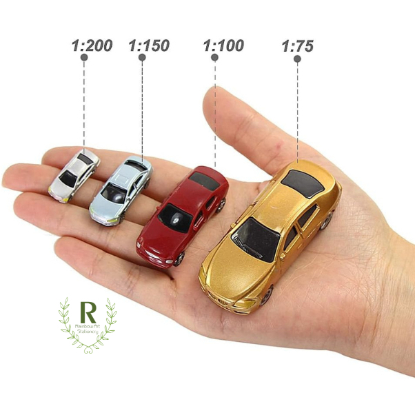 Model Car Scale 1:100 / 1:150 / 1:200 Scale Model Car for Architectural ...
