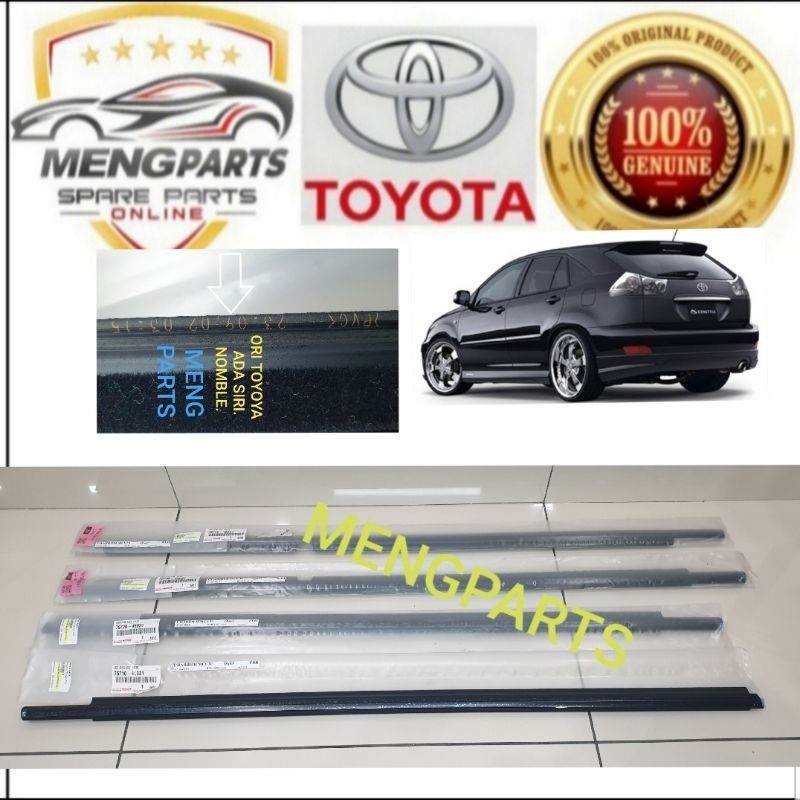 ORIGINAL TOYOTA HARRIER ACU30 MCU30 2003Y-2011Y DOOR OUTER MOULDING ...
