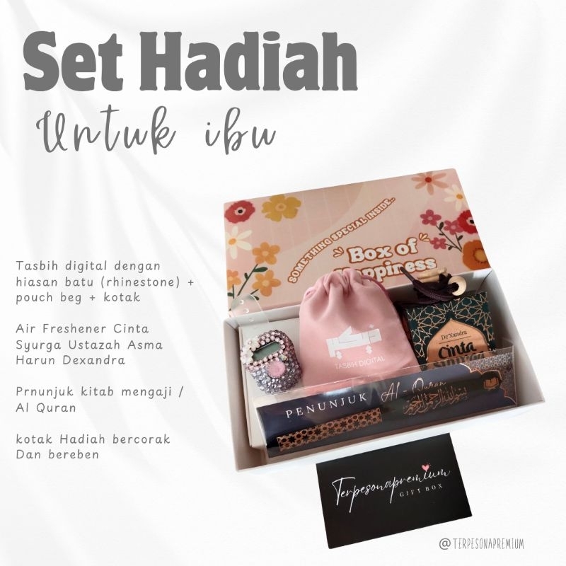 [DESIGN BARU] Set Mini Gift Box | Hadiah untuk Ibu | Hadiah Untuk Kawan ...