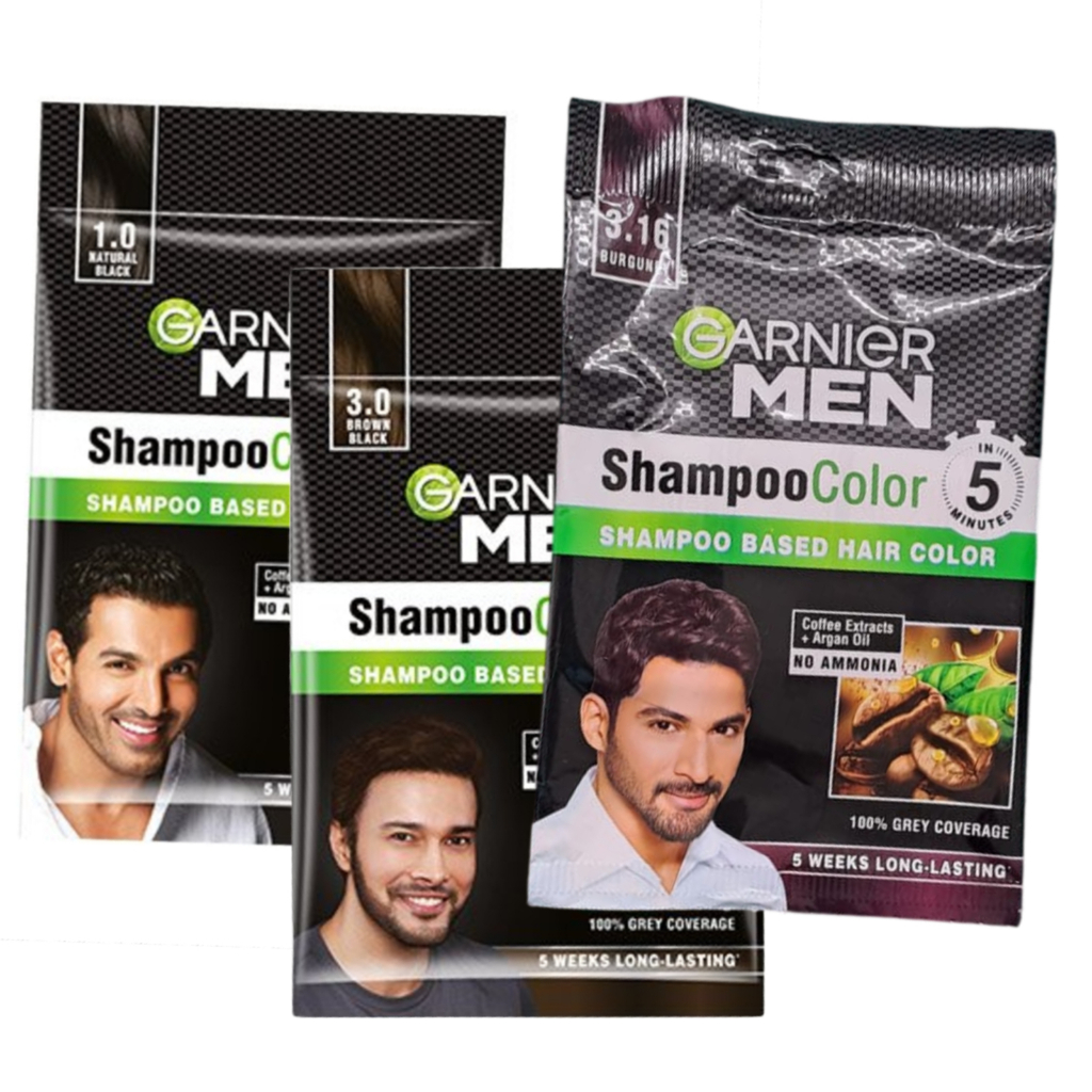 Garnier Hair Color Men Shampoo Pewarna Syampu Rambut Lebih Sehat Hingga ...