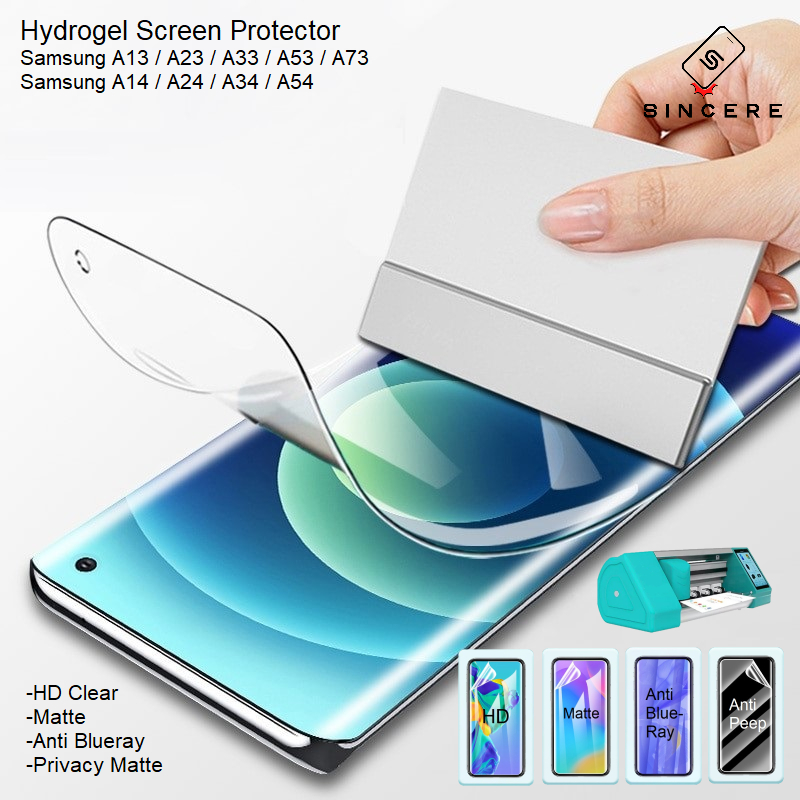 Hydrogel Screen Protector For Samsung A14 A24 A34 A54 A13 A23 5G A33 ...