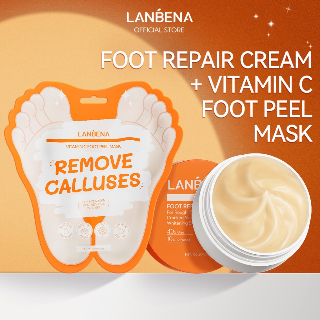 LANBENA Foot Mask Foot Care Peeling Foot Peel Mask Moisturizing