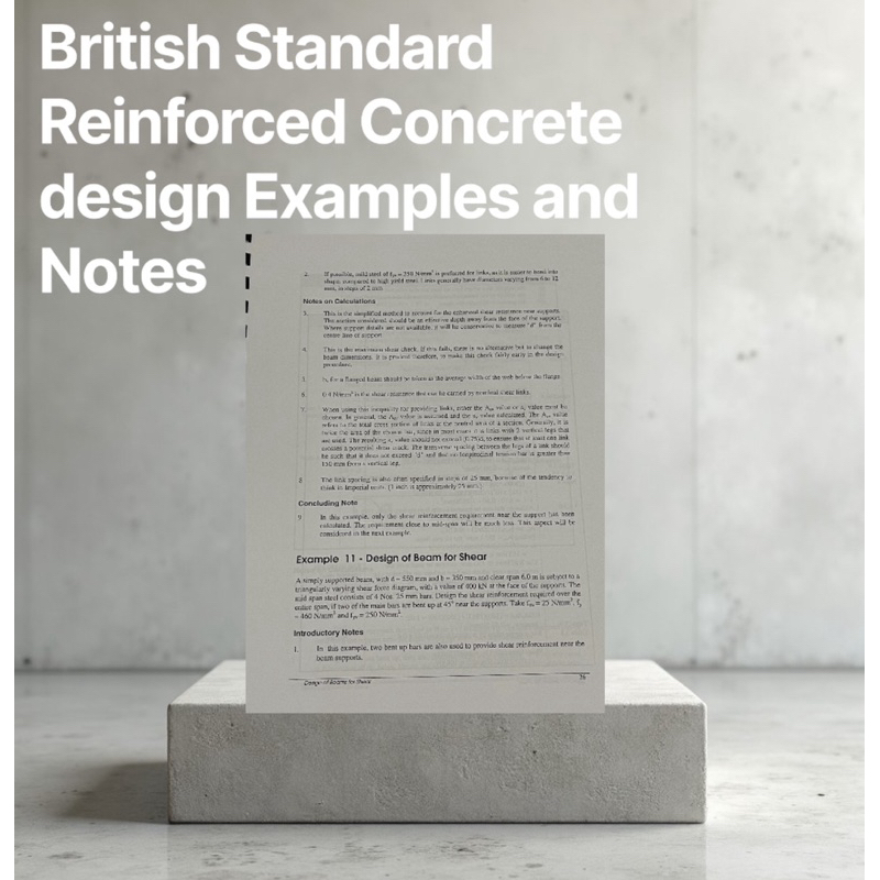 British Standard Reinforced Concrete design Examples and Notes | Shopee ...