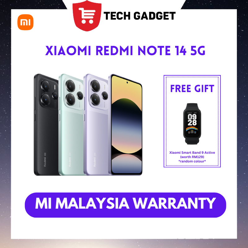 XIAOMI Redmi Note 14 4G – Smartphone 8GB+256GB, écran 120Hz, Appareil Photo 108MP, Batterie 5500mAh (Violet)