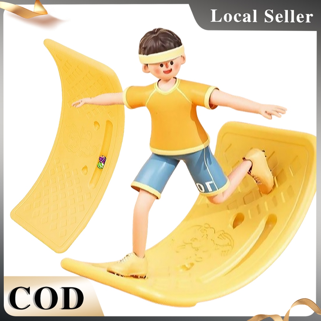 S/L Kids Wobble Balance Board Sensory Integration Training Equipment ...