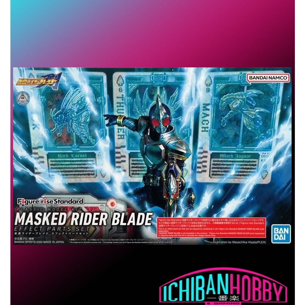 (READY STOCK) BANDAI FIGURE-RISE MASK RIDER / KAMEN RIDER BLADE EFFECT ...