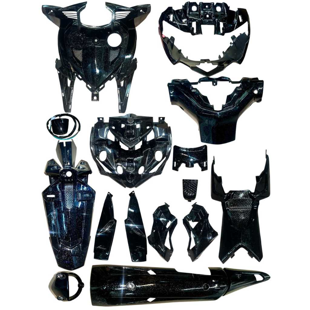 INNER Y15 Y16 BLACK DIAMOND INNER Y15 HITAM KILAT INNER COVER SET Y15ZR ...