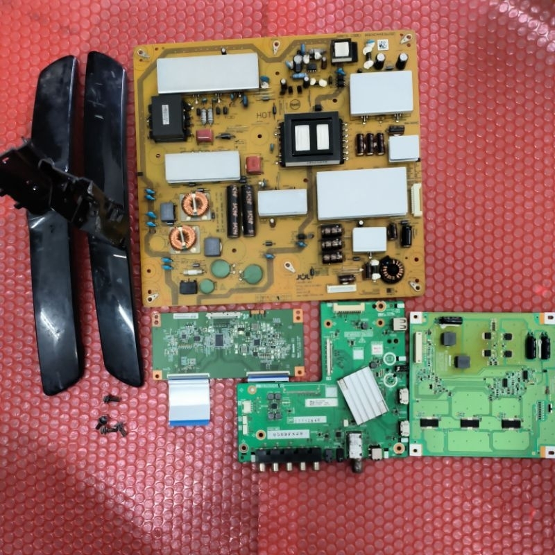 SHARP LC-58LE275X POWER BOARD MAIN BOARD TCON BOARD INVERTER BOARD ...