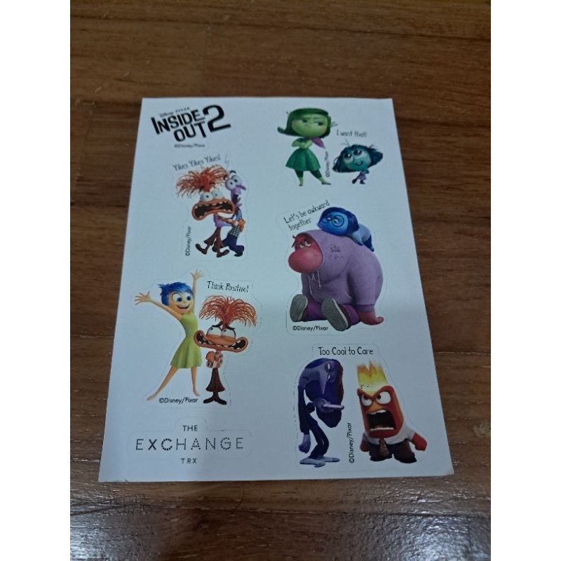 Inside Out 2 Stickers | Shopee Malaysia