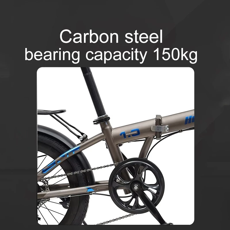 The folding mechanism can sometimes add to the overall weight of the bike, which is a factor for portability when carrying it folded