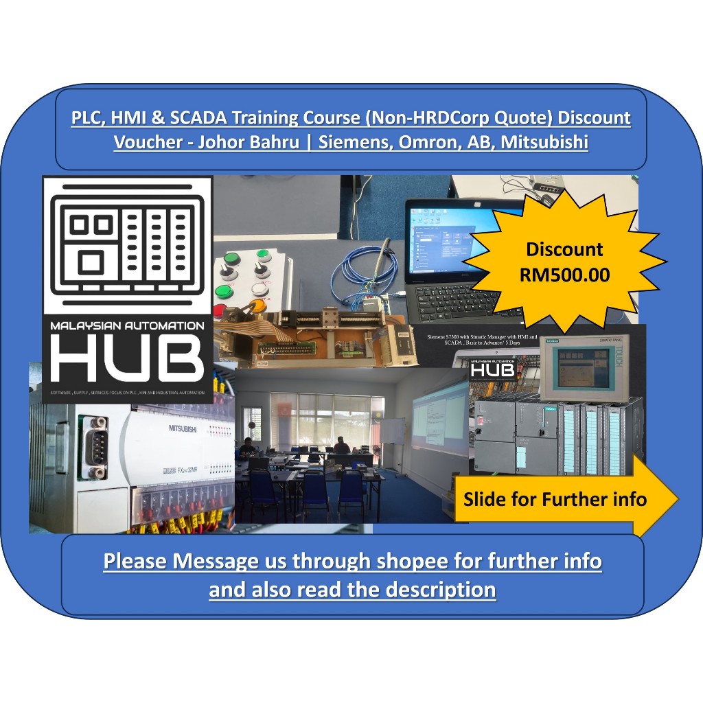PLC, HMI & SCADA Training Course (Non-HRDCrop Quote) Discount Voucher ...