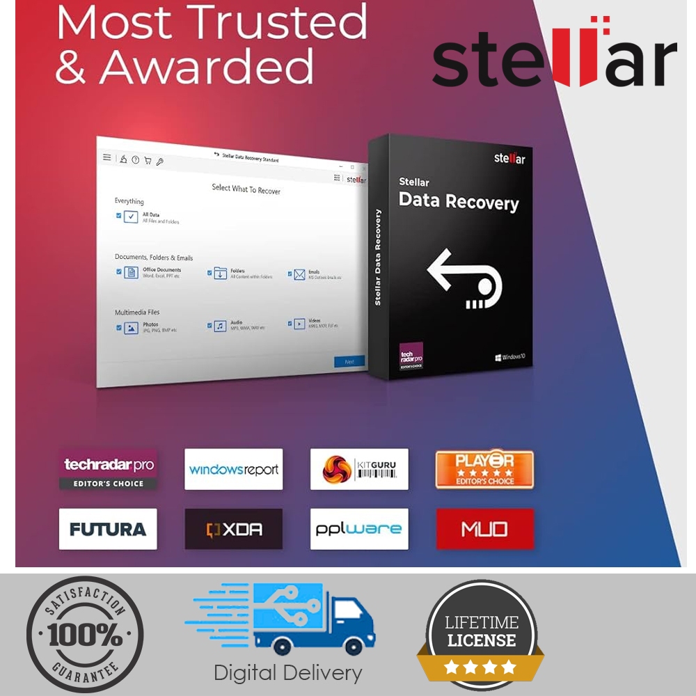 Stellar - Data Recovery/ Toolkit/ Repair for Video & Photo/ File Repair ...