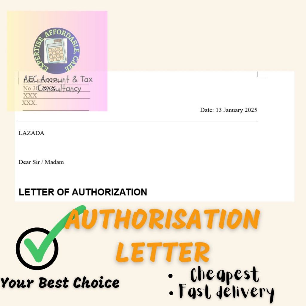 Letter of Authorization (LOA)/ Authorization letter/ letter of ...