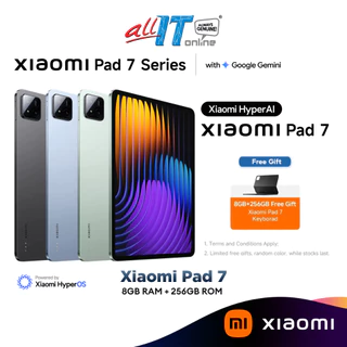Xiaomi Pad 7 3.2K 144Hz display | 45W + 8850mAh battery | Quad speakers | Xiaomi HyperAI tablet