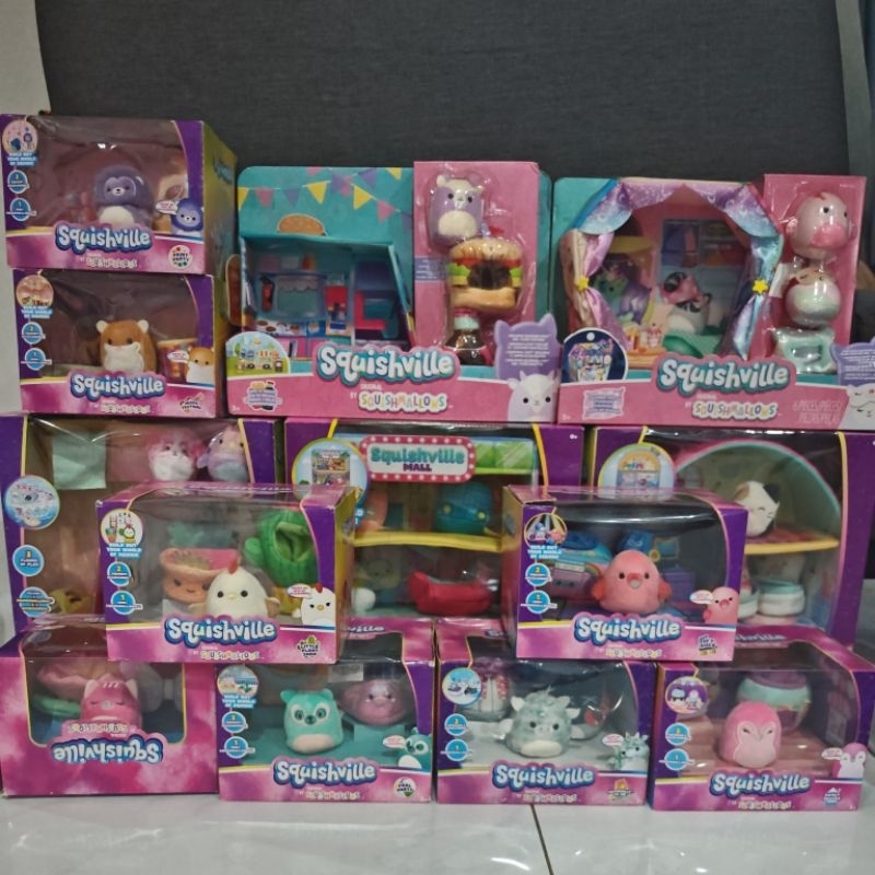 [Original] Squishville by Squishmallow Soft toy Play Set Girls Pretend ...