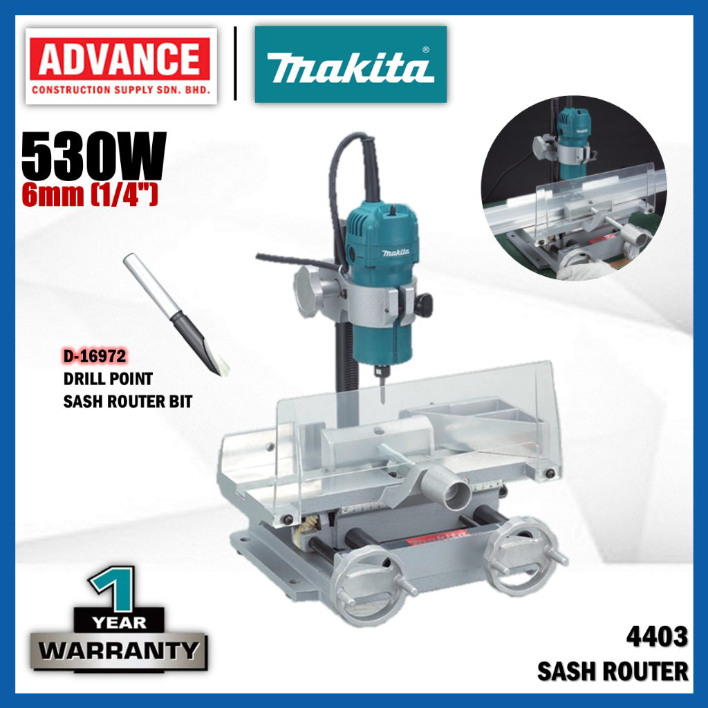 MAKITA 4403 Sash Router 6MM (1/4