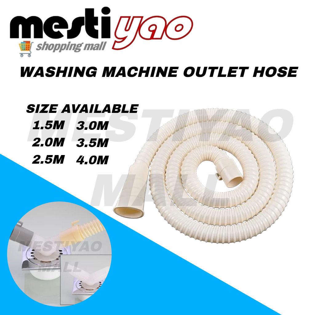 1.5-4M Washing Machine Outlet Hose/Paip Mesin Basuh | Shopee Malaysia