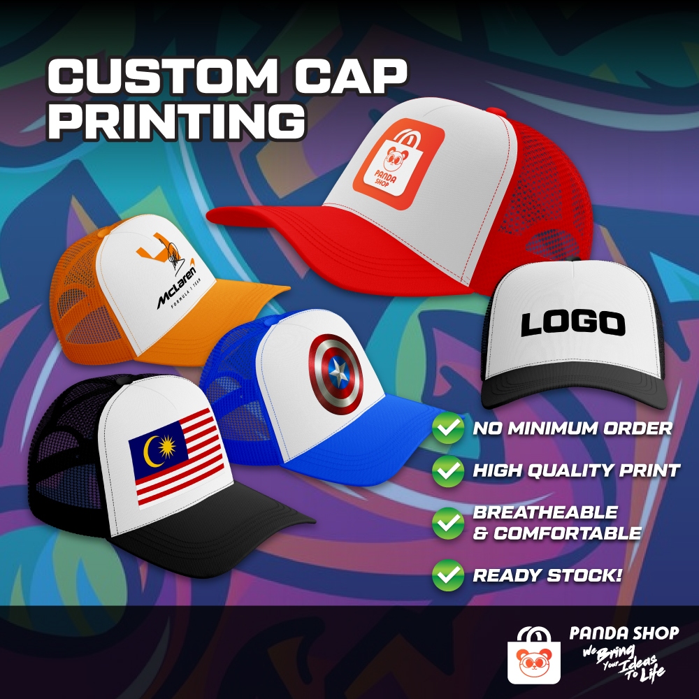 CUSTOM CAP/TOPI PRINTING | Shopee Malaysia