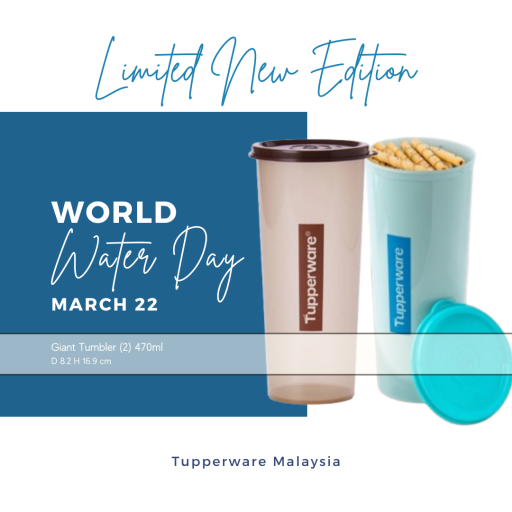 Tupperware Printable Giant Tumbler (2) 470ml | Shopee Malaysia