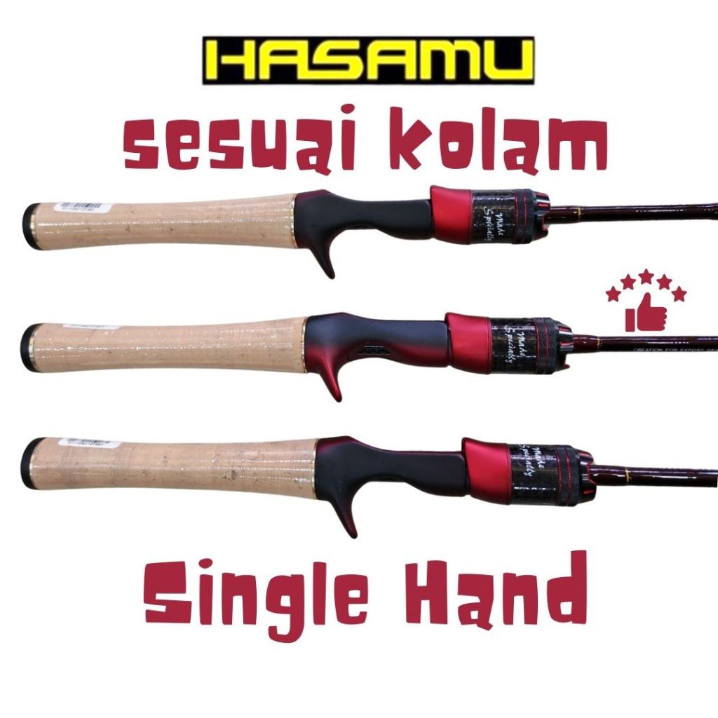 Hasamu Sniper Cast Wind Cast Oh Cast Fishing Rod UL Single hand Casting ...