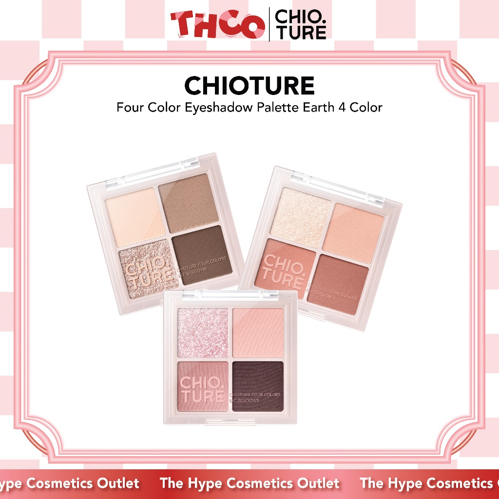 CHIOTURE Four Color Eyeshadow Palette Earth 4 Color Chio ture ...