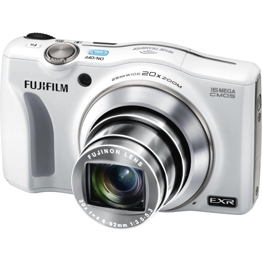 FUJIFILM Digital Camera FinePix F800EXR 20x Optical White/Red USED