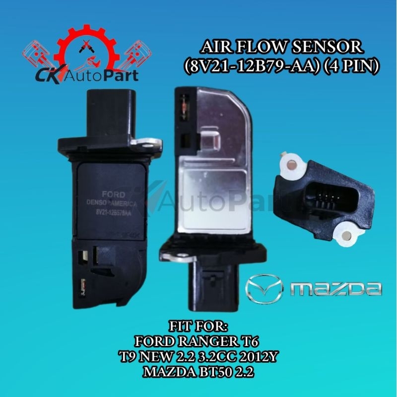 thumbnail image 2 of Genuine FoMoCo Mass Air Flow Sensor – Volvo Ford 1.6–2.2 Tdci – 4-Wire, Plug & Play 2 of 5