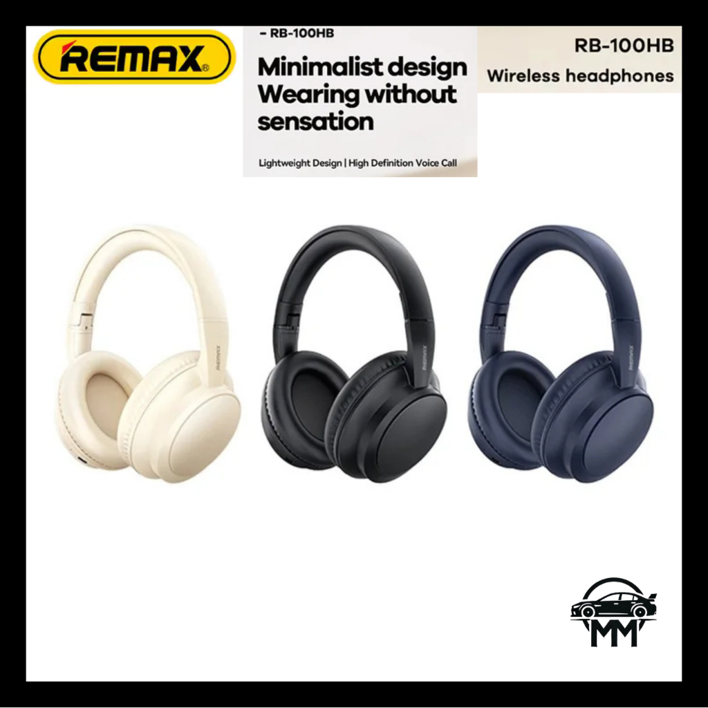 REMAX RB-100HB Wireless V5.4 Bluetooth Headphone Over-Ear Foldable ...