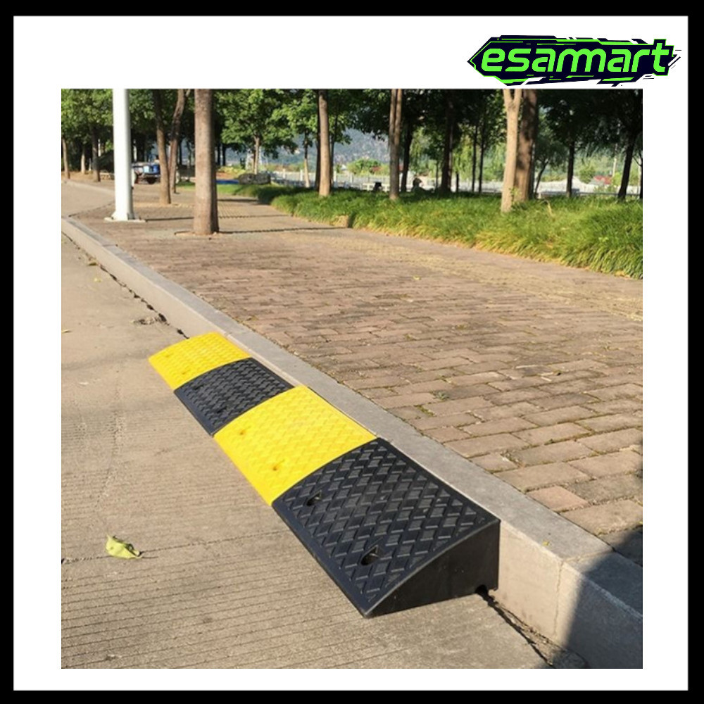 Heavy Duty Rubber Road Driveway Curb Ramp Kerb Wheelchair Car Bike ...