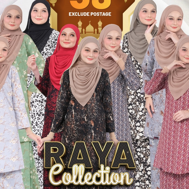 [2025] 1. Raya Collection Baju Kurung Pahang By Dhia Cotton SIZE XS S ...