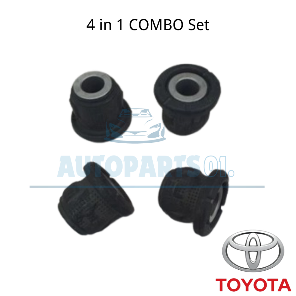 [4 IN 1 COMBO] OEM Steering Rack Bush Set for Toyota Vios NCP150 13-16 ...