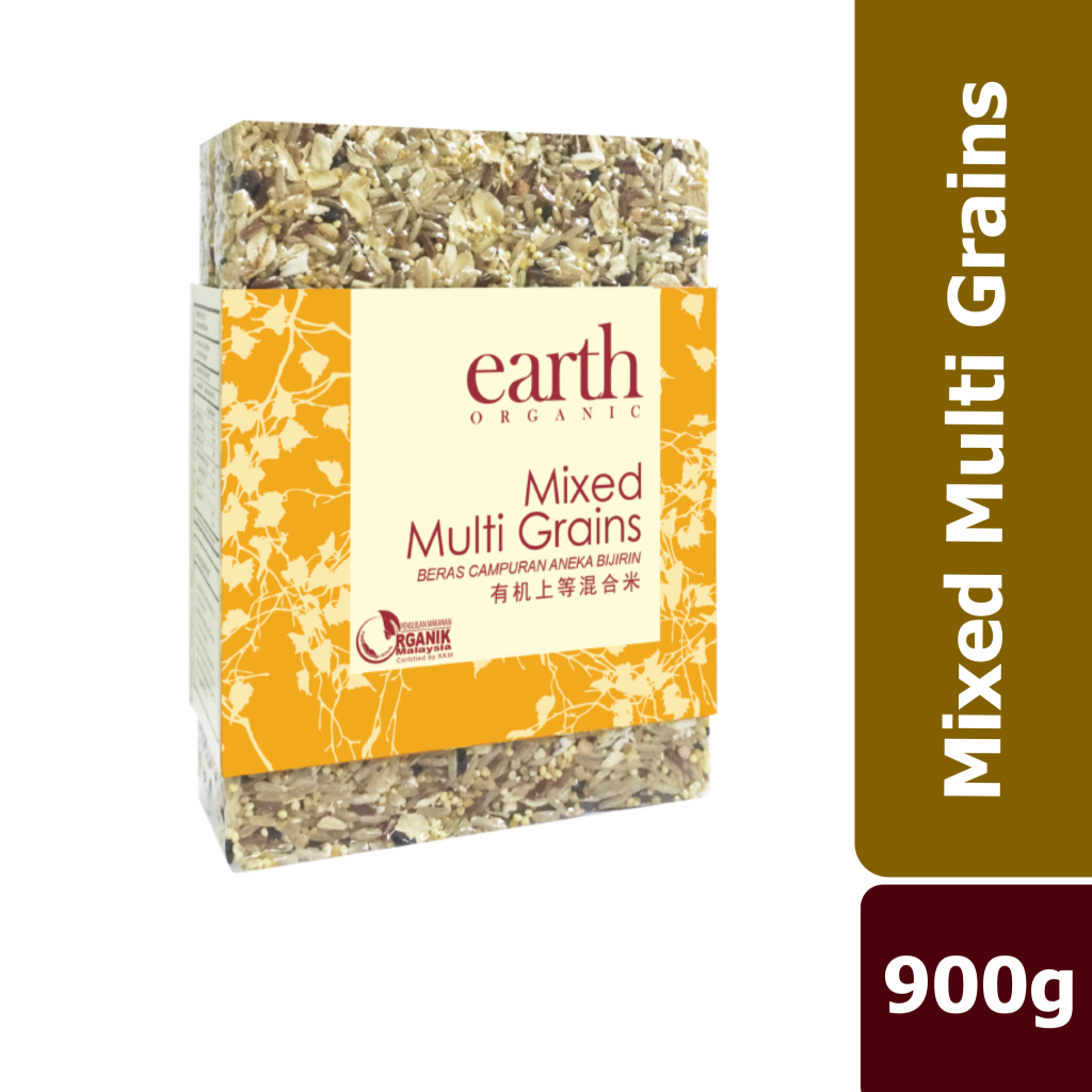 EARTH ORGANIC Mixed Multi Grains 900g | Shopee Malaysia
