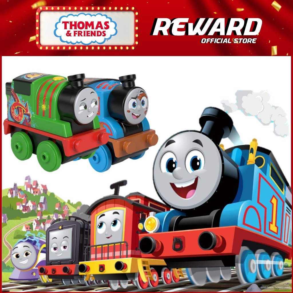 Mattel Thomas & Friends Push Along Small Plastic Engine | Kids Children ...